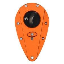 XIKAR Xi1 Orange Cigar Cutter-Black Steel Blades - Lifetime Warranty picture