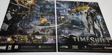 TimeShift 2007 Video Game Magazine Advertisement 2-Page Spread picture