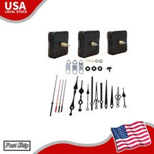 3PCS DIY Wall Quartz Clock Movement Mechanism Hand Replacement Part Set Tool Kit picture