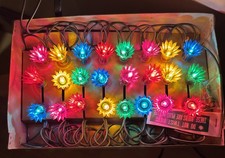 Vintage Mr. Christmas Tree Light  24- Light Strand-Multi-Color Working. NOS picture