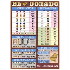 Used 8-lines El Dorado DIP SW x5 Arcade Game PCB P.C.Board Dyna Bet Type picture