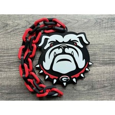 Georgia Bulldogs V2 Logo Oversized Necklace, Hype Chain [Made To Order] picture