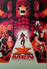 X-Men Days of Future Past by Tom Whalen MONDO 11x16 Art Poster Print Marvel Comi picture