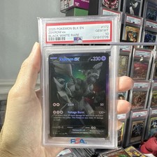 2025 Pokémon Zekrom ex 172/086 Black & White Rare English PSA 10 picture