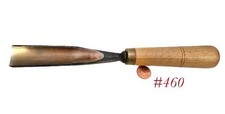 fine sharp H TAYLOR WOODWORKING CHISEL TOOL 1 1/8th wide sharp cut picture