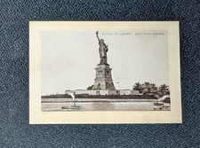 Antique Jersey Coffee Statue Of Liberty Victorian Trade Card 19rh Century picture