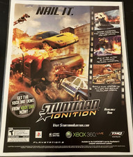 Stuntman Ignition by THQ - Vintage Original Gaming Print Ad / Wall Art - MINT picture