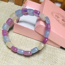 1PCS Natural Multicolor Stone Morgan Agate square Beads fit Yoga bracelet    picture