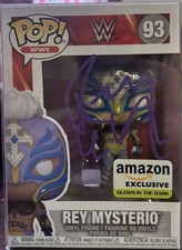 REY MESTYRIO Autographed Certified COA Funko Pop Vinyl Glow In The Dark #93 picture