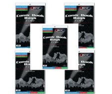 500 - BCW Current Modern  Resealable Thick 2-Mil Polypropylene Comic Book Bags picture
