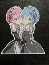 Rem & Ram Re:Zero Glossy Sticker Anime ReZero Waterproof picture