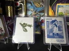 2024 UD Marvel Infinity Trilogy & Allegiance 1/1 Lot Spider-Man And Nebula Plate picture