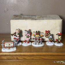 Garfield Christmas Band 5-Piece Figurine Set Resin Painted Multicolor Indoor picture