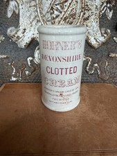 Antique English Horner’s Devonshire Clotted Cream, Pink-Rose Print, c. 1900 picture