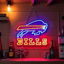 Buffalo Bills LED Neon Sign Dimmable USB Powered Wall Decor Light picture
