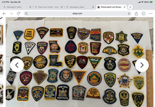 Collectors patch set 50 pieces all different state patches.All around 3”hat size picture