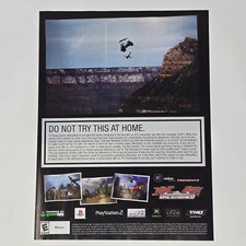 MX vs ATV Unleashed PlayStation 2 PS2 Xbox Don Not Try Print Ad/Poster Promo Art picture