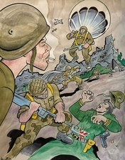 PARATROOPERS ** MIKE BENNETT'S  ORIGINAL  ART   (2026) 4/12/26 W1 picture