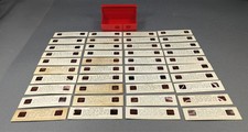 Vintage Stori-Views 3D Stereo Slides Lot of 40 World Landmarks Travel Red Box picture