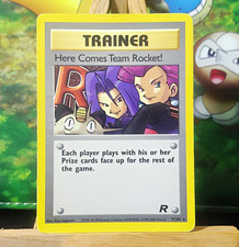 Here Comes Team Rocket 71/82 Team Rocket 1st Ed Rare Trainer Regular picture