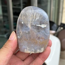 320g Natural Madagascar Colourful Agate Polished Stone Crystal Mineral Specimen picture