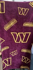 NFL Washington Commanders 38x72 Beach Towel By Logo Brands, Dual Sided picture
