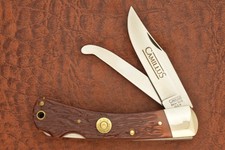 VINTAGE CAMILLUS NEW YORK USA DELRIN JUMBO DOUBLE LOCKBACK KNIFE CARTRIDGE 34407 picture