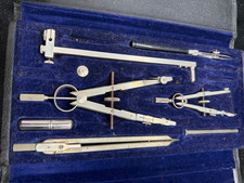 Vintage K&E Keuffel & Esser Doric Jupiter 9408B Drafting Instrument Set – German picture