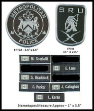 FLASHPOINT T.V. SHOW PATCH SET - FPT01_02 + 6 Name Tapes. picture