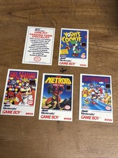1993 Amurol Nintendo Game Boy Tip Cards Lot of 5 Metroid Mario Yoshi picture