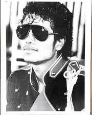 Vintage Michael Jackson Promotional Headshot Photo picture
