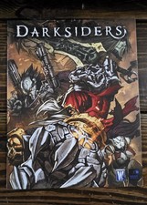 DARKSIDERS Limited Graphic Novel Art Book/Comic-POSTER Still Attached -2009 picture