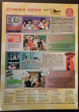 DART FLIPCARDS The Munsters, Gilligan's Island ~ Vintage Magazine PRINT AD 1996 picture