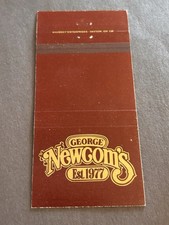 Vintage Ohio Matchbook “George Newcom’s Est 1977” Dayton picture