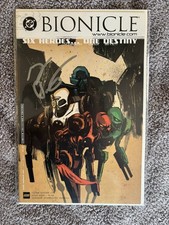 LEGO Bionicle #1 COMIC 2003 • Ashley Wood SDCC Variant • SIGNED by Greg Farshtey picture