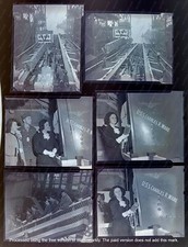 USS CHARLES NEGATIVES X6 FAMOUS PHOTOGRAPHER ORIGINAL DESTROYER 1945 VINTAGE picture