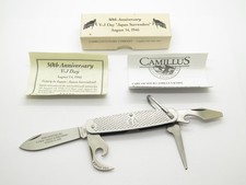 Vintage 1995 Camillus 50th Anniversary V-J Day USA Folding Pocket Camp Knife picture