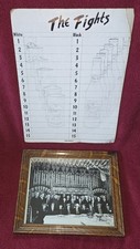 Old 1952 Butte Brewing Company Employee Party Photo & Scorecard Montana Brewery picture