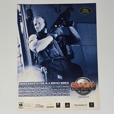 Swat Global Strike Team PlayStation 2 PS2 Xbox Authentic Magazine Ad picture