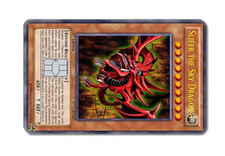 Anime Yu-Gi-Oh Slifer The Sky Dragon Credit Debit Card Cover Sticker Skin picture