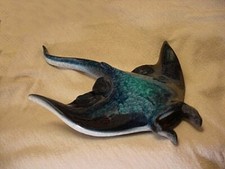 Manta Ray Blue #2 The Cutest little You'll ever SEE Wall Hanger Statue Figurine picture