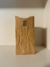 VTG Michael Harvey Craft #1 Paper Bag Ceramic Vase Avant Garde Pop Art picture