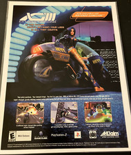 XGIII Extreme G Racing- Vintage Gaming Print Ad / Poster / Wall Art - CLEAN picture