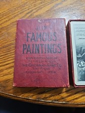 RARE 1897 Famous Paintings Card Game 1117 The Cincinnati Game Co picture