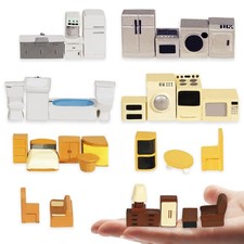 Hiawbon 31PCS Miniature Furniture Set 1:48 Scale Mini Furniture picture