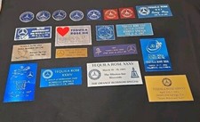 Mercedes Benz MBCA TEQUILA ROSE RALLY DASH PLAQUE COLLECTION 1965-2002 LOT OF 20 picture