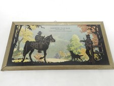Vintage SMACKOVER AR ARKANSAS STATE BANK Advertising Framed Thermometer COWBOYS picture
