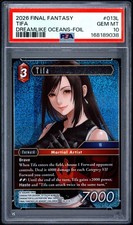 2026 FINAL FANTASY DREAMLIKE OCEANS FOIL #013L TIFA PSA 10 picture