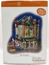 Dept 56 Halloween Snow Village Zelda's Wax Museum 56.54605 Lighted Building 2006 picture