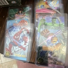 1995 Flair Marvel Annual Chromium set  qty 11 picture